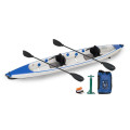 Nuevo diseño Puntada de caída de una sola o doble persona inflable kayak